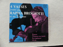 45 T 4 Valses Jouées Par Rapha Brogiotti Et Ses Tziganes ESDF1064 Columbia - 45 T - Maxi-Single