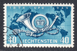 Liechtenstein 1949, Cancelled, Sc# 237, Yt 242, Zu - Oblitérés