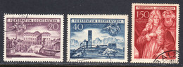 Liechtenstein 1949, Cancelled, Sc# 240-242, Yt 243-245, Zu 228-230 - Usados