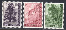 Liechtenstein 1957 Mint No Hinge, Sc# 312-314, Yt , Zu - Nuovi