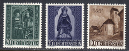 Liechtenstein 1958 Mint Mounted, Sc# 329-331, Yt , Zu - Ungebraucht