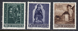 Liechtenstein 1958 Mint Mounted, Sc# 329-331, Yt , Zu - Ungebraucht