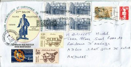 Lettre Philatélique De France 2021, Adressée Andorre, Avec Timbre à Date Local - Storia Postale