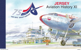 Jersey 2012 Mih. 1622/28 Aviation History XI. Jersey Airport (prestige Booklet) MNH ** - Jersey