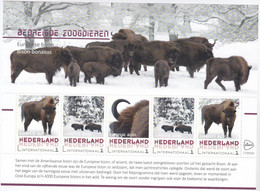 Endangered Mammals, Bison Bonasus, Europese Bison - Private Stamps