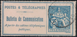 ALGERIE - HUSSEIN-DEY - ALGER - BULLETIN DE COMMUNICATION - N°24 - COTE TIMBRE 5€ - Télégraphes Et Téléphones