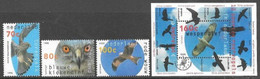 Netherlands  1995  Sc#888-91 Birds Of Prey Set/souv Sheet MNH  2016 Scott Value $5.15 - Ungebraucht