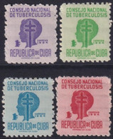 1954-261 CUBA REPUBLICA 1954 MH SEMIPOSTAL TUBERCULOSOS CHILD COMPLETE SET. - Unused Stamps