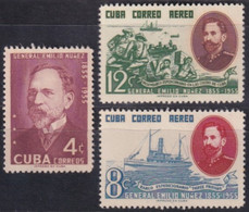 1955-323 CUBA REPUBLICA 1955 MH EMILIO NUÑEZ SHIP EXPEDITION INDEPENDENCE WAR. - Unused Stamps