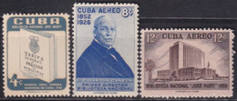1957-430 CUBA REPUBLICA MNH 1957 NATIONAL LIBRARY BIBLIOTECA NACIONAL DOMINGO FIGUEROLA CANEDA. - Unused Stamps
