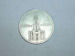 ALEMANIA. 2 Marcos 1934 D, Iglesia Con Año (5345) - 2 Reichsmark