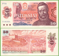 CZECHOSLOVAKIA 50 KORUN 1987  F72  P-96a UNC - Tschechoslowakei