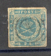 DANEMARK: TIMBRE OBLITERE N°3 - Used Stamps