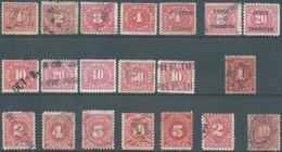 United States,U.S.A,Revenue Stamps DOCUMENTARY, 20 Stamps Mix Obliterated & Mint - Revenues