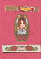 Etiquettes Parfume, Parfume Labes, Etichette Profumeria Pietro Bortolotti- Essenza  D' Oro. 54x 30mm - Etiketten
