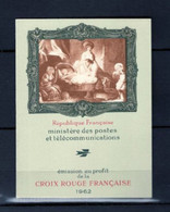 FRANCE  CARNET CROIX ROUGE 1962 XX MNH - Red Cross