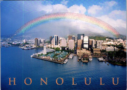 (3 E 23) USA - Haiwaii HOnolulu (with GLitter Raimbow) - Hawaï