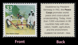 USA 1999 MiNr. 3176  Celebrate The Century 1960s  Organization Peace Corps 1v MNH ** 0,80 € - Against Starve