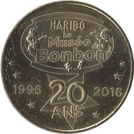 2016 MDP280 - UZÈS - Musée Du Bonbon Haribo 14 (20 Ans) / MONNAIE DE PARIS - 2016