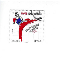 Sport Championnat Du Monde De Savate Boxe Française N° 4831 Oblitéré 2013 - Gebruikt