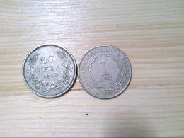 Bulgarien, 1 X 50 Leva Von 1940 Und 1 X 1 Leva Von 1969. - Numismatique