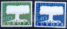 EUROPA 1957 - ALLEMAGNE                    N° 140/141                        NEUF** - 1957