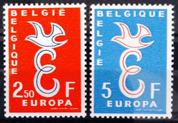 EUROPA 1958 - BELGIQUE                    N° 1064/1065                        NEUF** - 1958