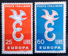 EUROPA 1958 - ITALIE                    N° 765/766                        NEUF** - 1958