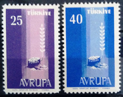 EUROPA 1958 - TURQUIE                    N° 1412/1413                        NEUF** - 1958