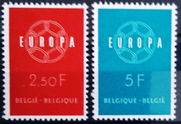 EUROPA 1959 - BELGIQUE                    N° 1111/1112                        NEUF** - 1959