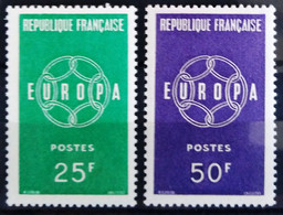 EUROPA 1959 - FRANCE                    N° 1218/1219                        NEUF* - 1959