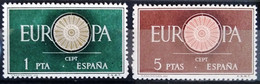 EUROPA 1960 - ESPAGNE                    N° 975/976                        NEUF** - 1960