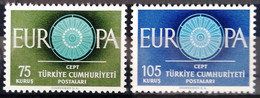 EUROPA 1960 - TURQUIE                   N° 1567/1568                        NEUF* - 1960