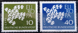 EUROPA 1961 - ALLEMAGNE                   N° 239/240                        NEUF** - 1961