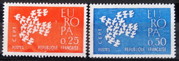 EUROPA 1961 - FRANCE                   N° 1309/1310                        NEUF** - 1961