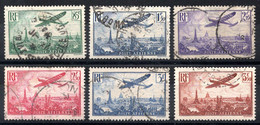YT PA N° 8 à 13 - Cote 55,00 € - 1927-1959 Usati