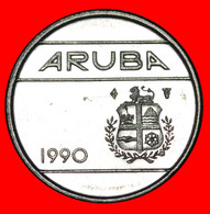 * NETHERLANDS (1986-2019): ARUBA ★ 10 CENTS 1990 MINT LUSTRE! ★ LOW START★ NO RESERVE! - Aruba