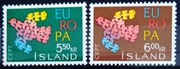 EUROPA 1961 - ISLANDE                  N° 311/312                        NEUF** - 1961