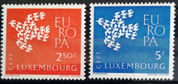 EUROPA 1961 - LUXEMBOURG                  N° 601/602                       NEUF** - 1961