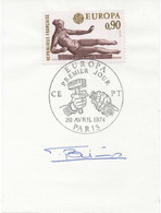 MAV 011 - Tailleur De Pierre-sculpteur : Cachet Symbolique AVEC Signature Du Graveur Du Timbre, Rare Ainsi. - Francmasonería