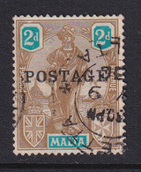Malta: 1926   Emblem  'Postage' OVPT     SG147   2d     Used - Malte (...-1964)