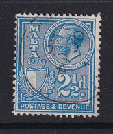 Malta: 1930   KGV (inscr. 'Postage & Revenue)   SG198   2½d     Used - Malte (...-1964)