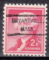 USA Precancel Vorausentwertungen Preo Locals Massachusetts, Bryantville 807 - Preobliterati