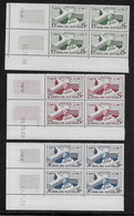 Maroc N°386/388 - Bloc De 4 Coin Daté - Neuf ** Sans Charnière - TB - Marokko (1956-...)