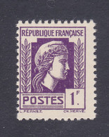 TIMBRE FRANCE N° 637 NEUF ** - 1944 Marianne Van Algerije