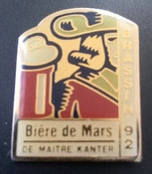 Pin's - BIERE - BRASSIN 92 - BIERE DE MARS - MAITRE KANTER - - Bière