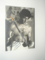 Autographe Du Boxeur  VICENTE MACIAS  (boxe Boxing) Sur Photo + LETTRE MANUSCRITE - Sport
