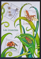 France Bloc Feuillet Neuf 2017  Les  Insectes Faune Animal - Full Sheets