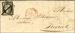 Plume + Grille / N° 3 Càd Rouge BUREAU CENTRAL (60) 29 JANV. 49. - TB / SUP. - R. - 1849-1850 Ceres