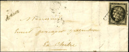 Grille / N° 3 Cursive 35 / Arthon Sur Lettre Avec Texte Daté Du 23 Novembre 1849 Pour La Châtre. - TB. - R. - 1849-1850 Ceres